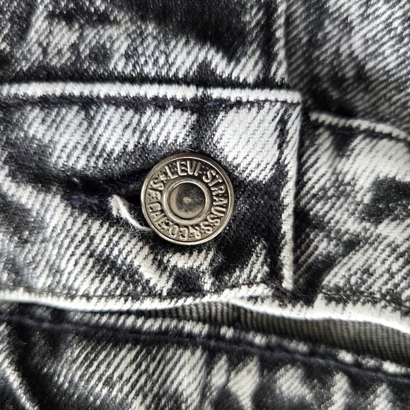 Men's Levi Strauss 550 Jeans Vintage Black Tab Acid Wash Distressed 30x30 - Picture 13 of 15